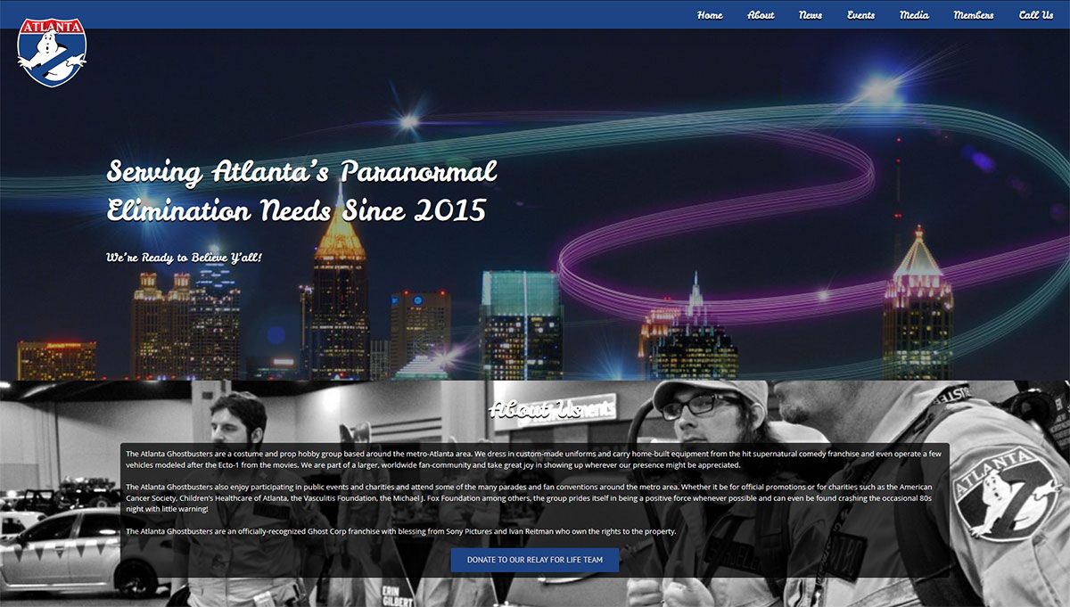Atlanta Ghostbusters Website